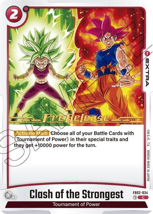 Clash of the Strongest [Blazing Aura Pre-Release Cards]