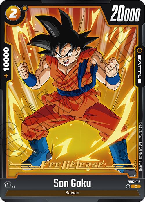 Son Goku (FB02-117) [Blazing Aura Pre-Release Cards]