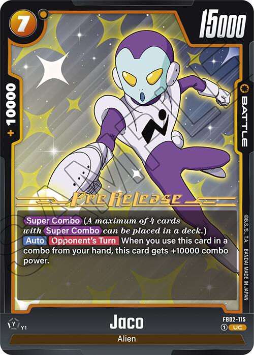 Jaco [Blazing Aura Pre-Release Cards]