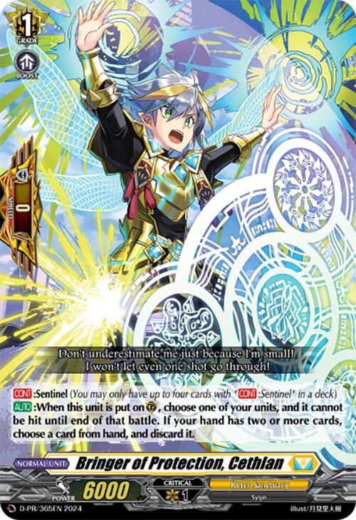 Bringer of Protection, Cethlan (D-PR/365EN) [D Promo Cards]