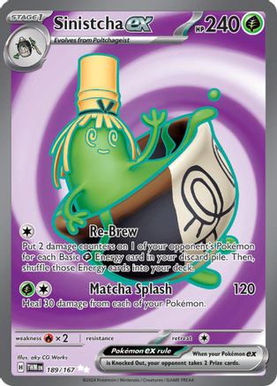 Sinistcha ex - 189/167 - Ultra Rare