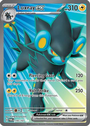 Luxray ex - 195/167 - Ultra Rare
