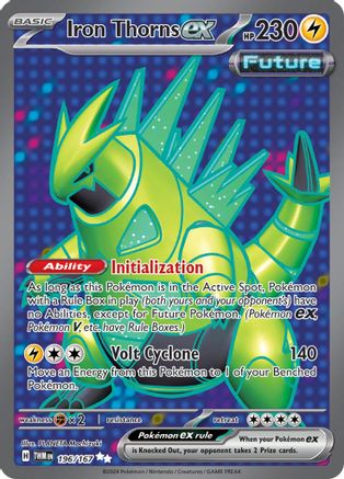 Iron Thorns ex - 196/167 - Ultra Rare
