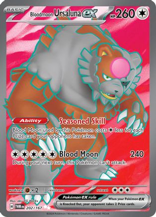 Bloodmoon Ursaluna ex - 202/167 - Ultra Rare