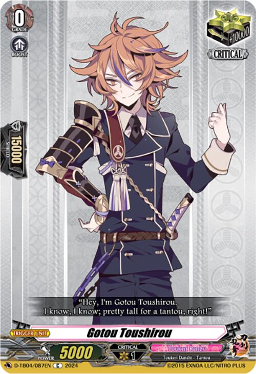 Gotou Toushirou (D-TB04/087EN) [Touken Ranbu ONLINE 2023]