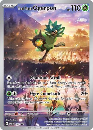 Teal Mask Ogerpon - 123 - Promo - Holofoil