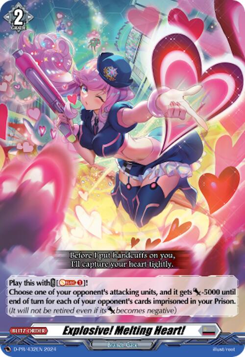 Explosive! Melting Heart! (D-PR/432EN) [D Promo Cards]