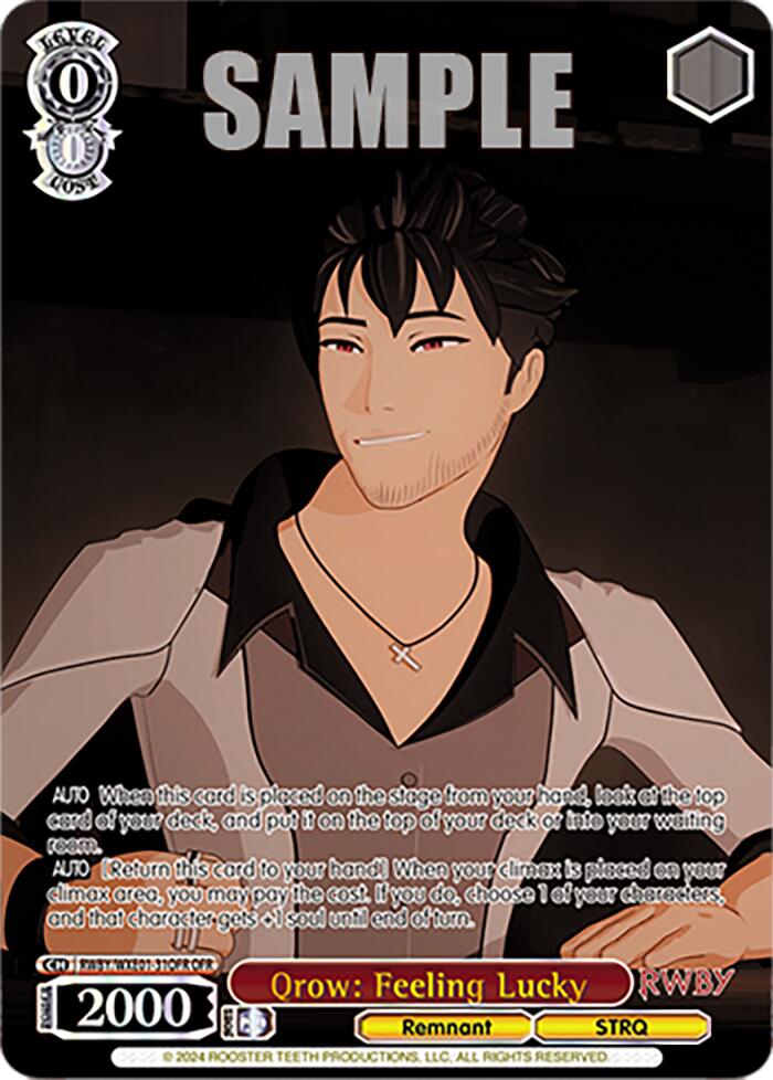 Qrow: Feeling Lucky (RWBY/WXE01-31OFR OFR) [RWBY: Premium Booster]