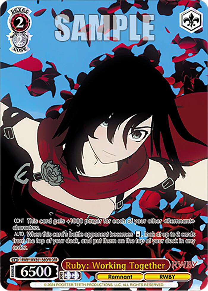 Ruby: Working Together (RWBY/WXE01-38OFR OFR) [RWBY: Premium Booster]