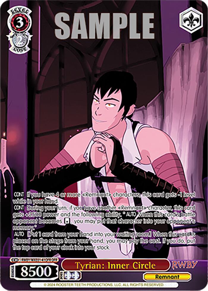 Tyrian: Inner Circle (RWBY/WXE01-41OFR OFR) [RWBY: Premium Booster]