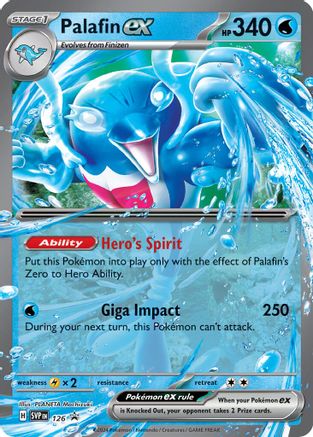 Palafin ex - 126 - Promo - Holofoil