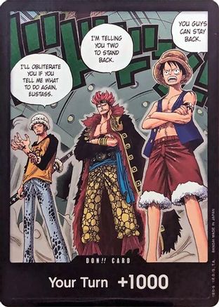 DON!! Card (Trafalgar Law, Eustass Kid and Monkey.D.Luffy) (Double Pack Set Vol. 4) - - DON!!