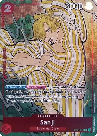 Sanji (English Version 1st Anniversary Set) - OP01-013 - Rare