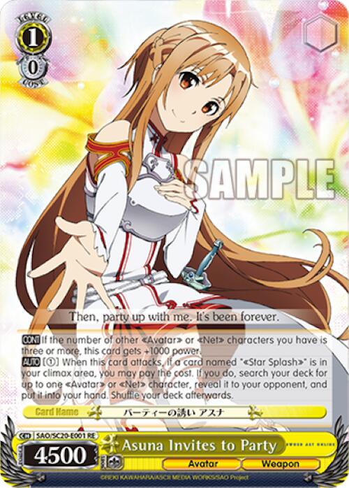 Asuna Invites to Party [Sword Art Online Chronicle Set]