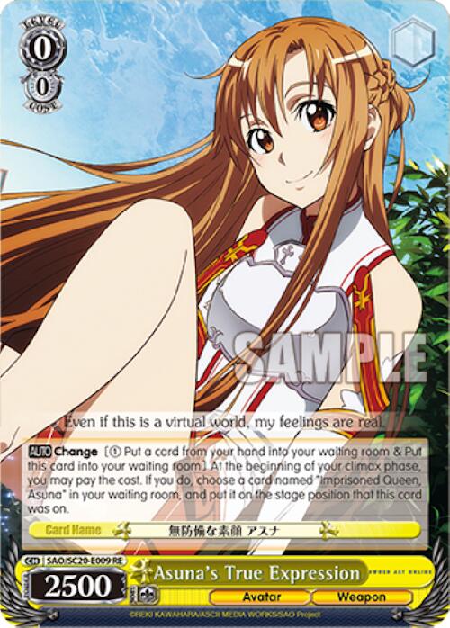 Asuna's True Expression [Sword Art Online Chronicle Set]