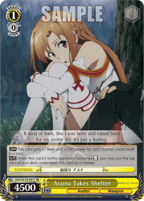 Asuna Takes Shelter [Sword Art Online Chronicle Set]