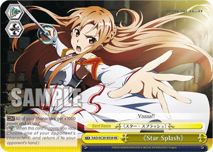 Star Splash [Sword Art Online Chronicle Set]