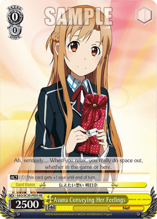 Asuna Conveying Her Feelings [Sword Art Online Chronicle Set]