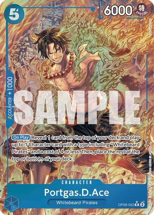 Portgas.D.Ace (Parallel) - OP08-052 - Rare
