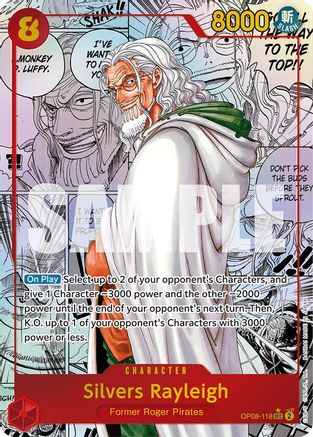 Silvers Rayleigh (Parallel) (Manga) - OP08-118 - Secret Rare