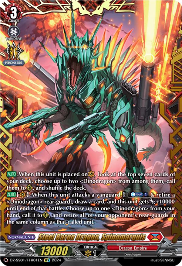 Steel Baron Dragon, Spinomarquis (DZ-SS01/FFR01EN) [Festival Booster 2024]