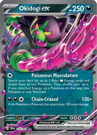 Okidogi ex - 036/064 - Double Rare