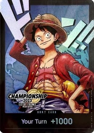 DON!! Card (Monkey.D.Luffy) (2023 World Championship Finals) - - Promo