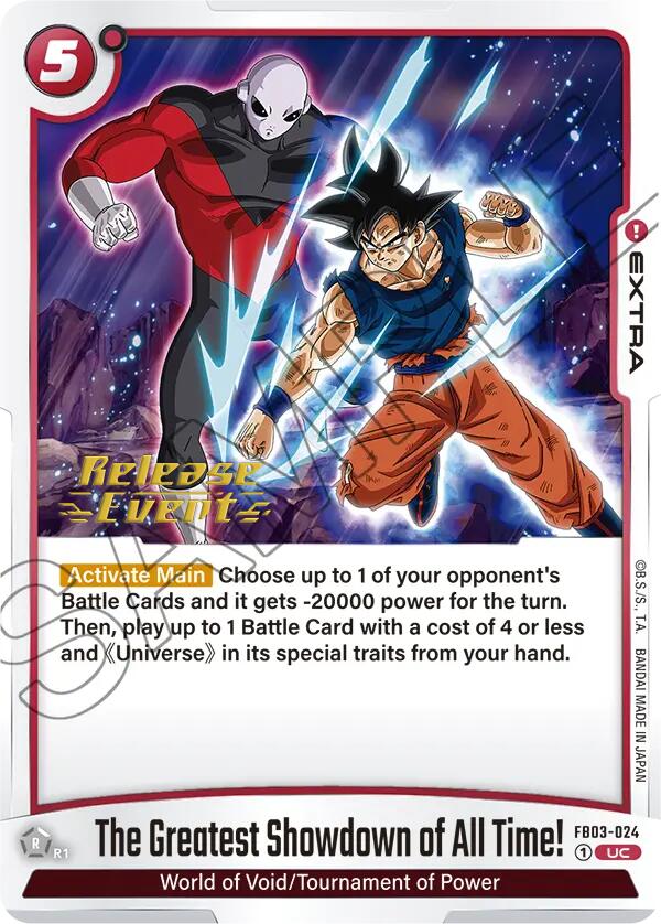 The Greatest Showdown of All Time! [Raging Roar Release Event Cards]