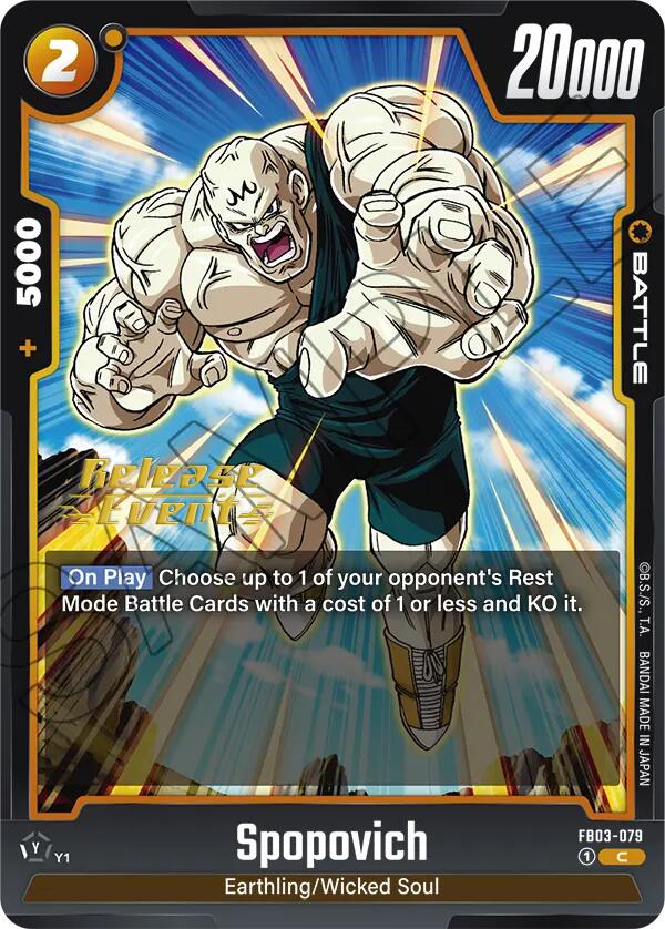 Spopovich [Raging Roar Release Event Cards]