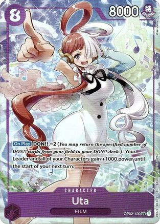 Uta - OP02-120 (Premium Card Collection -Uta-) - OP02-120 - Secret Rare