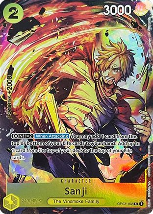 Sanji (Premium Card Collection -BANDAI CARD GAMES Fest. 23-24 Edition-) - OP03-102 - Rare
