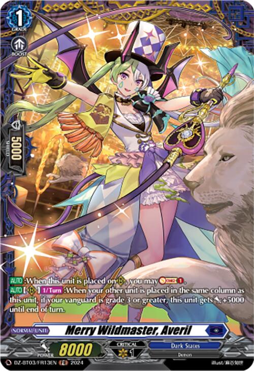 Merry Wildmaster, Averil (DZ-BT03/FR13EN) [Dimensional Transcendence]