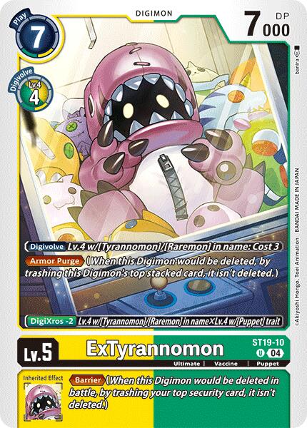 ExTyrannomon [ST19-10] [Starter Deck: Fable Waltz]