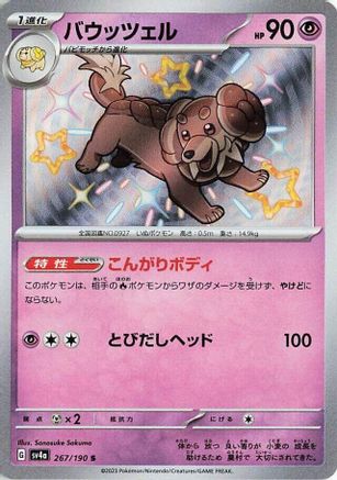 Dachsbun (Japanese) - 267/190 - Shiny Rare