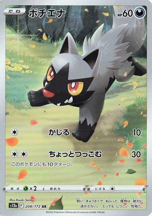 Poochyena (Japanese) - 208/172 - Art Rare