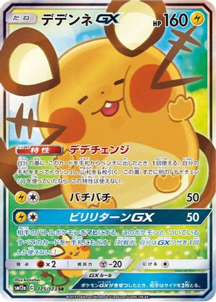 Dedenne GX (Japanese) - 175/173 - Super Rare