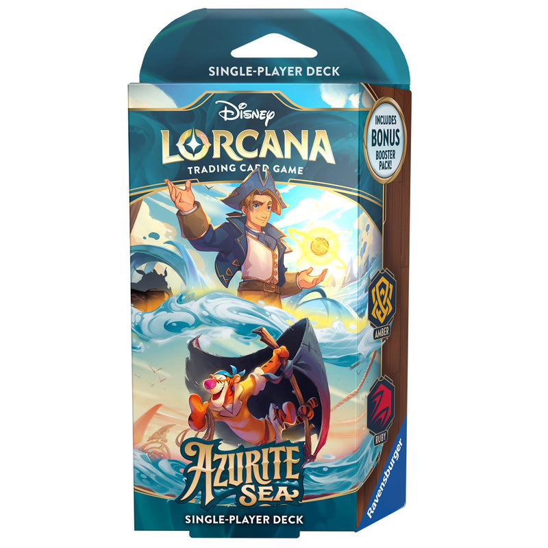 Disney Lorcana - Azurite Sea - Starter Deck (Amber & Ruby) (Pre-Order)