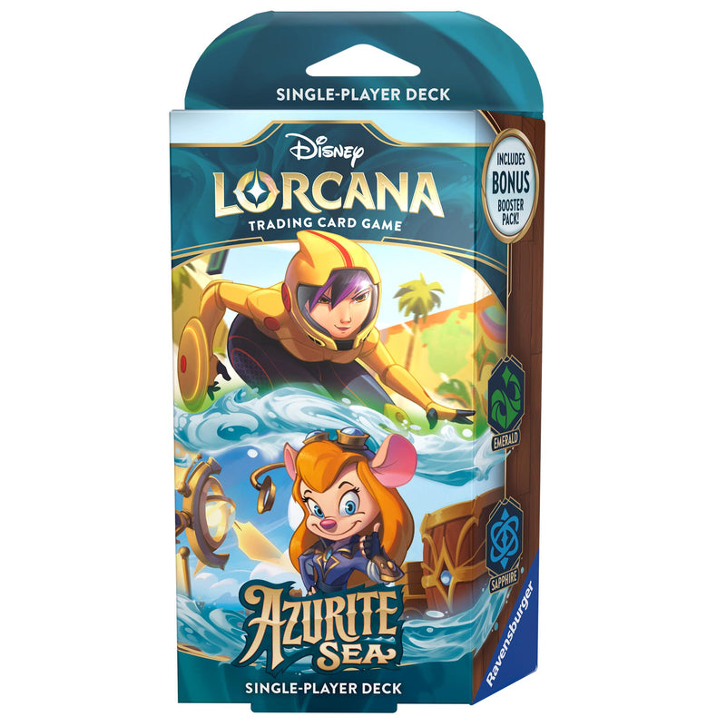 Disney Lorcana - Azurite Sea - Starter Deck (Emerald & Sapphire) (Pre-Order)