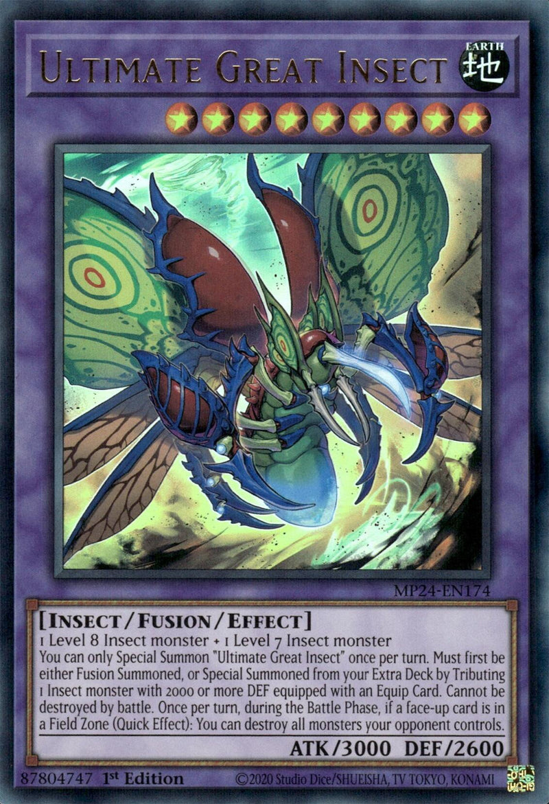 Ultimate Great Insect [MP24-EN174] Ultra Rare