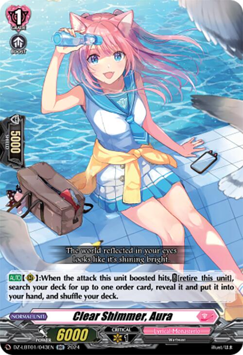 Clear Shimmer, Aura (DZ-LBT01/043EN) [Start Up Trial Deck: Lyrical Monasterio]