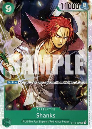 Shanks - ST16-004 - Super Rare