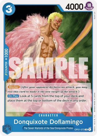 Donquixote Doflamingo (OP01-073) - OP01-073 - Rare