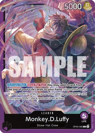 Monkey.D.Luffy (OP05-060) - OP05-060 - Leader