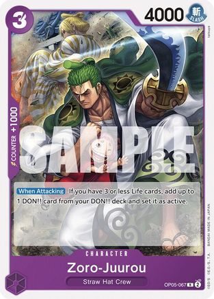 Zoro-Juurou (OP05-067) - OP05-067 - Rare