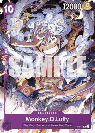 Monkey.D.Luffy - P-041 - Promo (Non-Foil)