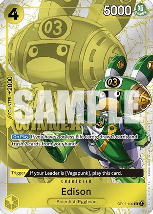 Edison (Winner Pack 2024 Oct.-Dec.) - OP07-100 - Common