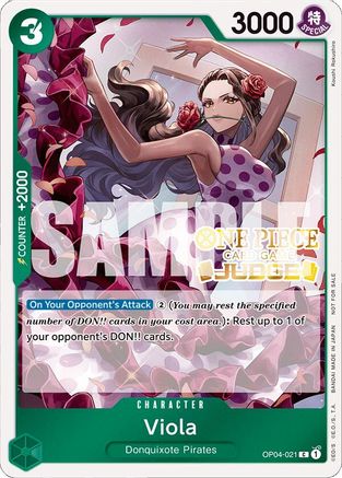 Viola (Judge Pack Vol. 4) - OP04-021 - Common