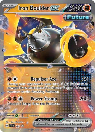 Iron Boulder ex - 147 - Promo - Holofoil