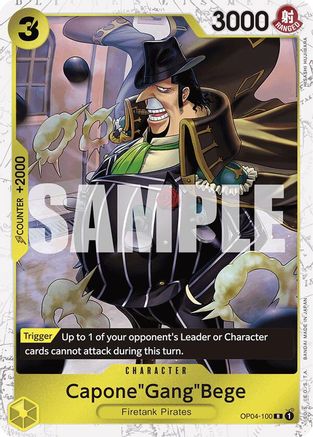 Capone"Gang"Bege (OP04-100) (Jolly Roger Foil) - OP04-100 - Rare