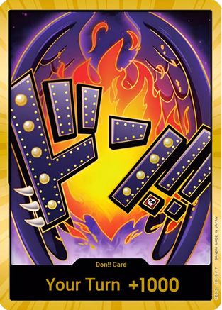 DON!! Card (King) (Gold) - - DON!!